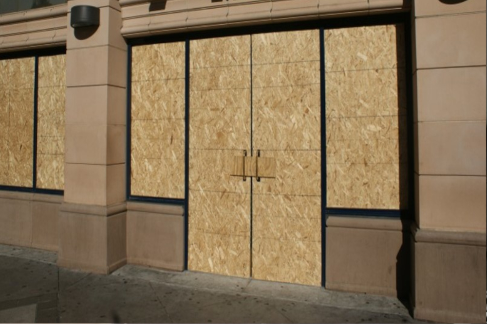 Boarding Up in Earl's Court, SW5